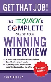 Book cover for "Get That Job!" by Thea Kelley