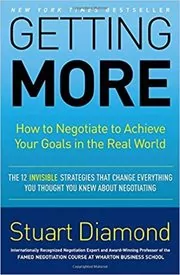 Book cover for "Getting More" by Stuart Diamond