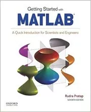 Book cover for "Getting Started with MATLAB" by Rudra Pratap