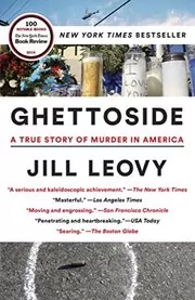Book cover for "Ghettoside" by Jill Leovy