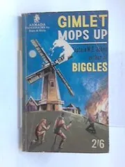 Book cover for "Gimlet mops up" by Captain WE Johns