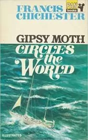 Book cover for "Gipsy Moth Circles The World" by Francis Chichester