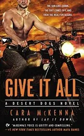 Book cover for "Give It All" by Cara McKenna