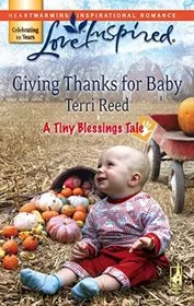 Book cover for "Giving Thanks for Baby" by Terri Reed