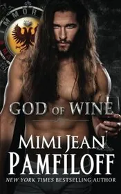 Book cover for "God of Wine" by Mimi Jean Pamfiloff