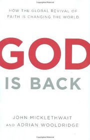 Book cover for "God Is Back" by Adrian Wooldridge