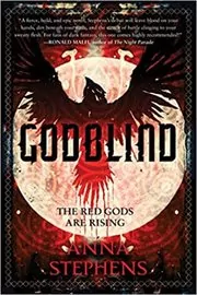 Book cover for "Godblind" by Anna Stephens