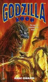 Book cover for "Godzilla 2000" by Marc Cerasini