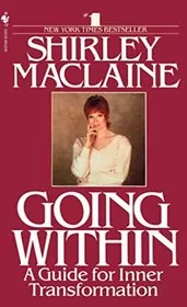 Book cover for "Going Within" by Shirley MacLaine
