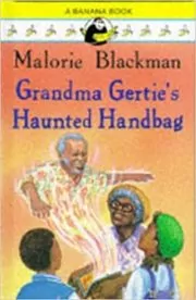 Book cover for "Grandma Gertie's Haunted Handbag" by Malorie Blackman