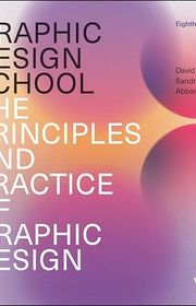 Book cover for "Graphic Design School" by David Dabner