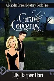 Book cover for "Grave Concerns" by Lily Harper Hart
