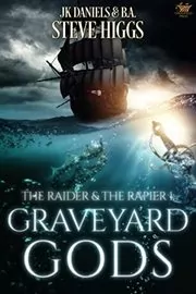 Book cover for "Graveyard Gods" by Steve Higgs