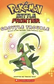 Book cover for "Grovyle Trouble" by Tracey West