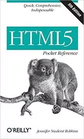 Book cover for "HTML5 Pocket Reference" by Jennifer Robbins