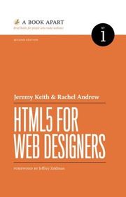Book cover for "HTML5 for Web Designers" by Jeremy Keith, Rachel Andrew