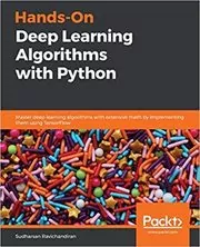Book cover for "Hands-On Deep Learning Algorithms with Python" by Sudharsan Ravichandiran