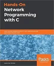 Book cover for "Hands-On Network Programming with C" by Lewis Van Winkle