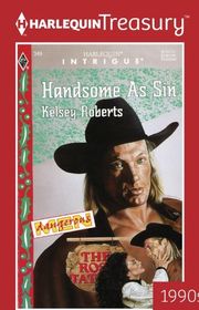 Book cover for "Handsome as Sin" by Kelsey Roberts