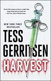 Book cover for "Harvest" by Tess Gerritsen