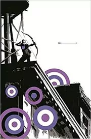 Book cover for "Hawkeye" by Matt Fraction