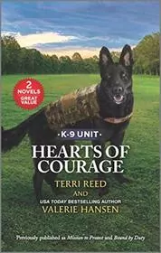 Book cover for "Hearts of Courage" by Terri Reed