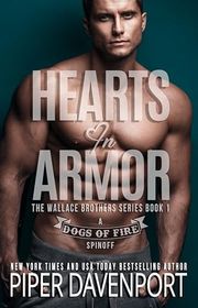 Book cover for "Hearts in Armor" by Piper Davenport