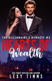 Book cover for "Hearts of Wealth" by Lexy Timms