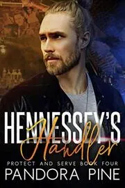 Book cover for "Hennessey's Handler" by Pandora Pine
