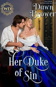 Book cover for "Her Duke of Sin" by Aileen Fish