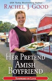 Book cover for "Her Pretend Amish Boyfriend"