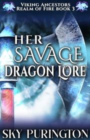 Book cover for "Her Savage Dragon Lore"