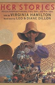 Book cover for "Her Stories" by Virginia Hamilton