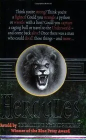 Book cover for "Hercules" by Geraldine McCaughrean