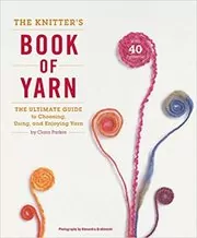Book cover for "Herrschners® The Knitter's Book of Yarn" by Clara Parkes