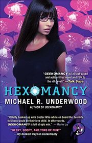 Book cover for "Hexomancy" by Michael R Underwood