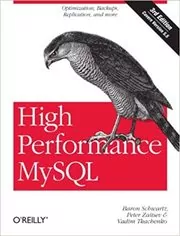 Book cover for "High Performance MySQL" by Baron Schwartz