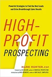 Book cover for "High-Profit Prospecting" by Mark Hunter