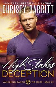 Book cover for "High Stakes Deception" by Christy Barritt