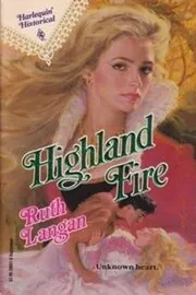 Book cover for "Highland Fire" by Ruth Langan