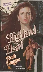 Book cover for "Highland Heart" by Ruth Langan