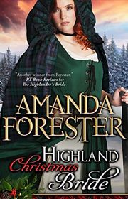 Book cover for "Highland Christmas Bride" by Amanda Forester