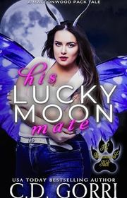 Book cover for "His Lucky Moon Mate" by CD Gorri