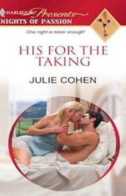 Book cover for "His for the Taking" by Julie Cohen