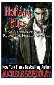 Book cover for "Holiday Bites" by Michele Bardsley