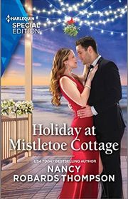 Book cover for "Holiday at Mistletoe Cottage"