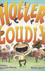 Book cover for "Holler Loudly" by Cynthia Leitich Smith