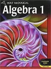 Book cover for "Holt McDougal Algebra 1" by Holt McDougal