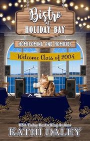 Book cover for "Homecoming and Homicide" by Kathi Daley