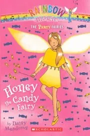 Book cover for "Honey the Candy Fairy" by Daisy Meadows